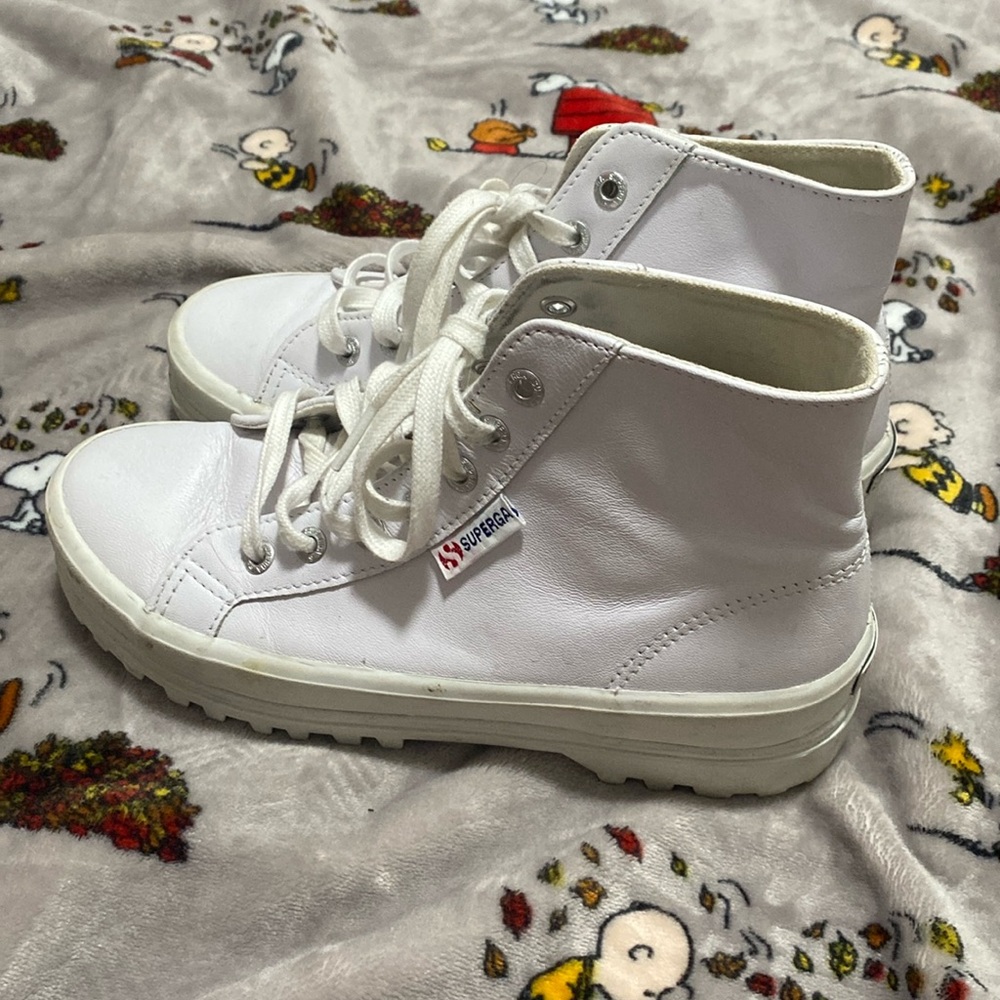 Superga White high tops